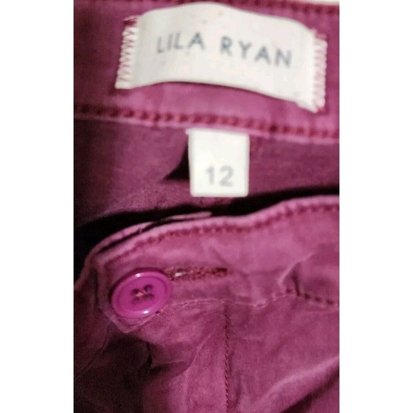 Lila Ryan Pink Pants, Size 12, Straight Leg - Picture 3 of 4